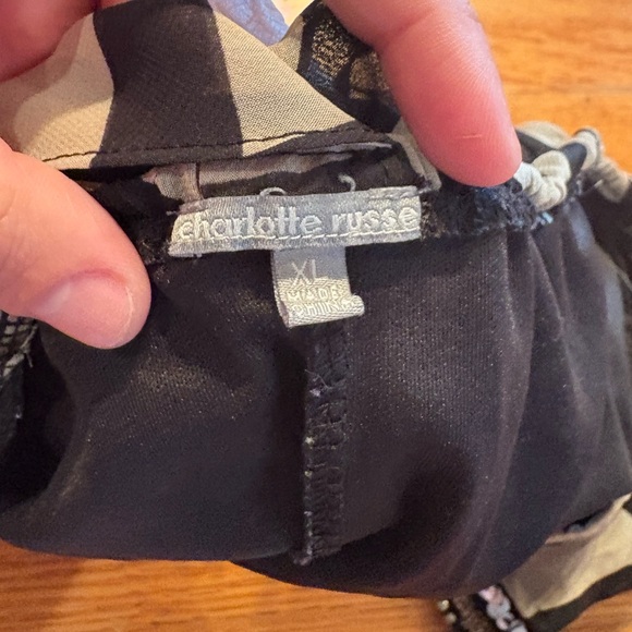 COPY - 🖤 Charlotte Russe Chevron Beaded Halter Top - Picture 6 of 6